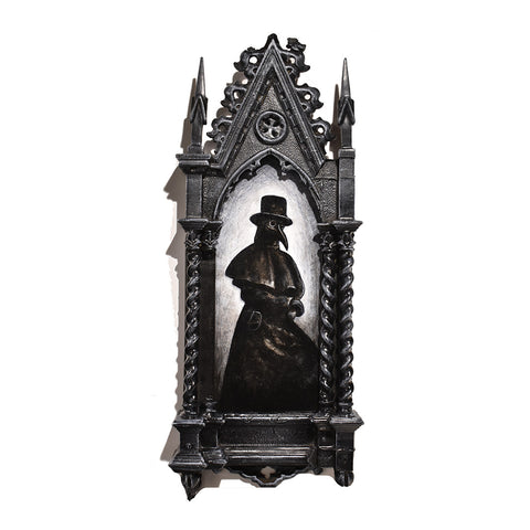 Image of Plague Doctor in Gothic Frame by Justin D. Miller