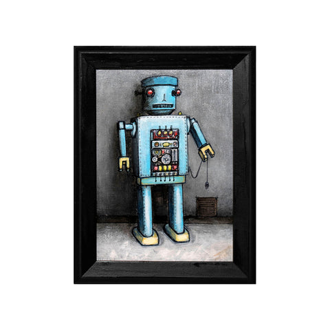 Blue Tin Robot