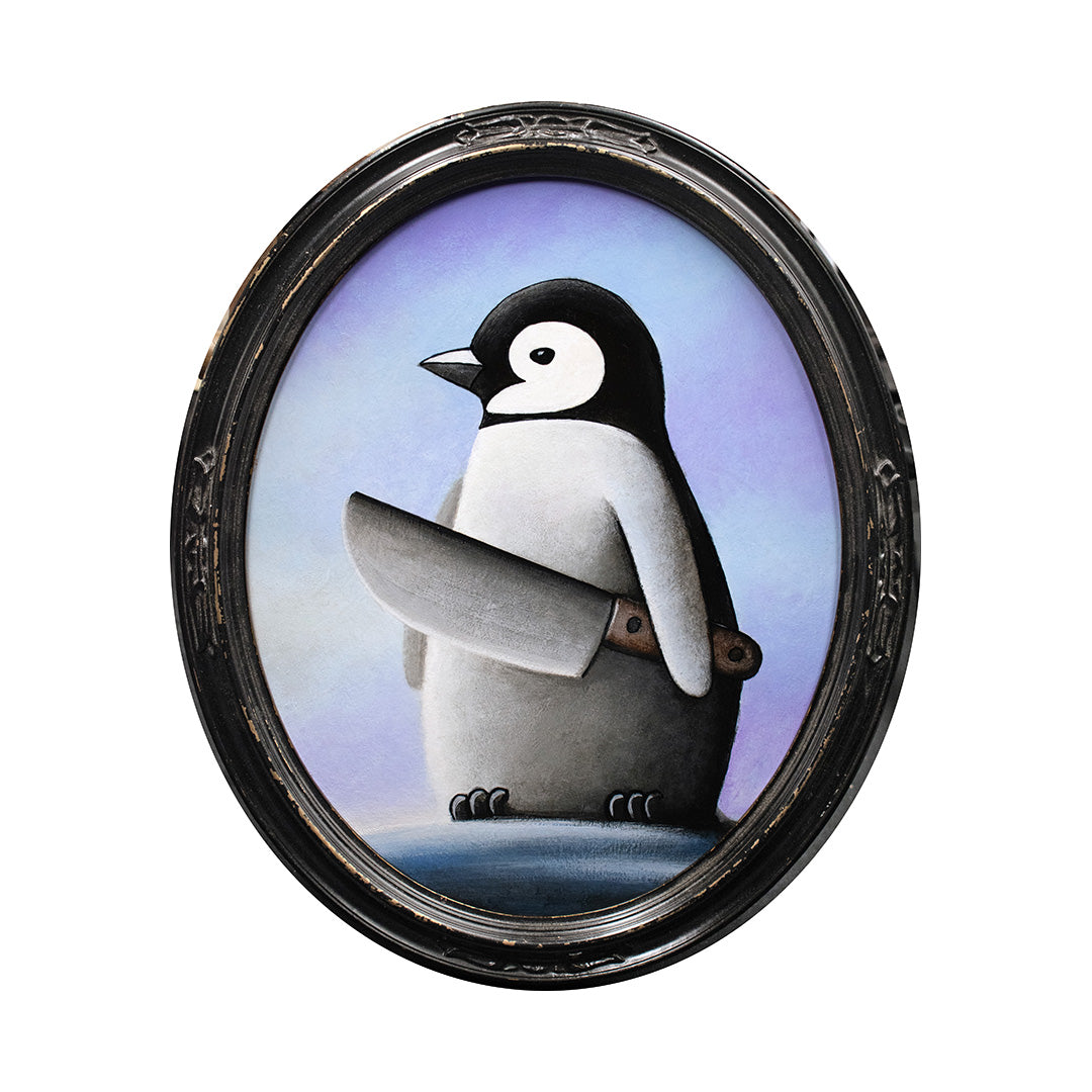 Cute Penguin with Knife 2