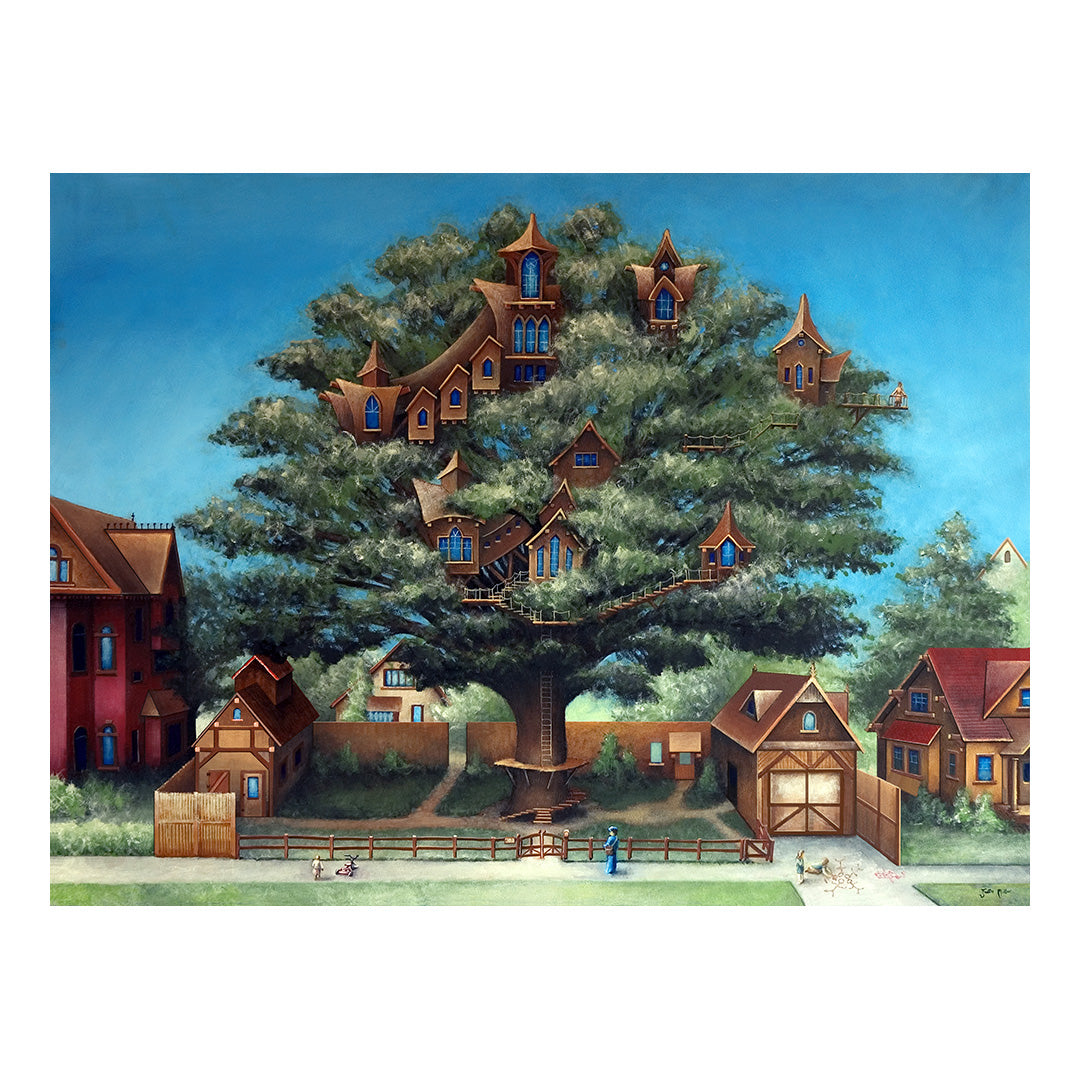 Neighborhood Treehouse by Justin D Miller