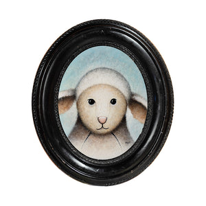 Sheep Portrait by Justin D Miller