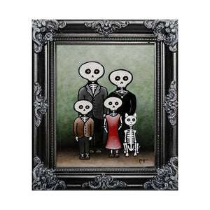 Skeleton Family by Justin D Miller