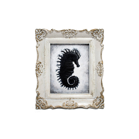 Image of Sea Horse  in White Frame by Justin D. Miller