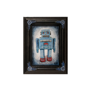 Blue Toy Robot by Justin D Miller