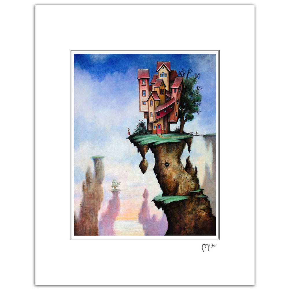 Image of Cliff House, 11x14" Matted Reproduction by Justin D. Miller