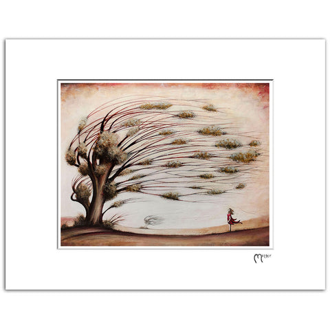 Image of Wind, 11x14" Matted Reproduction by Justin D. Miller
